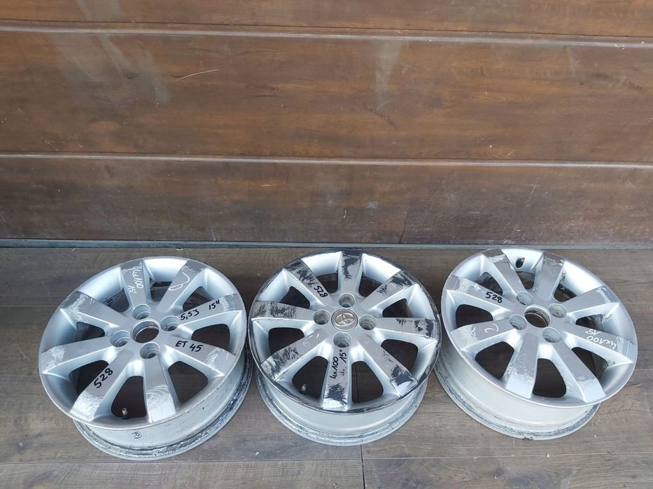 Toyota Yaris II Alufelga 15 4 x 100 1szt felga