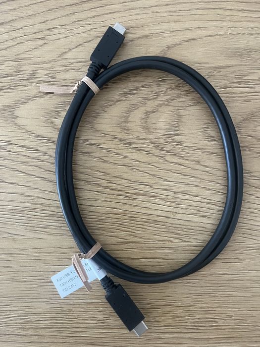 Kabel USB-C – USB-C 1m | USB 3.2 Gen2 | 5A | mam 50 sztuk!