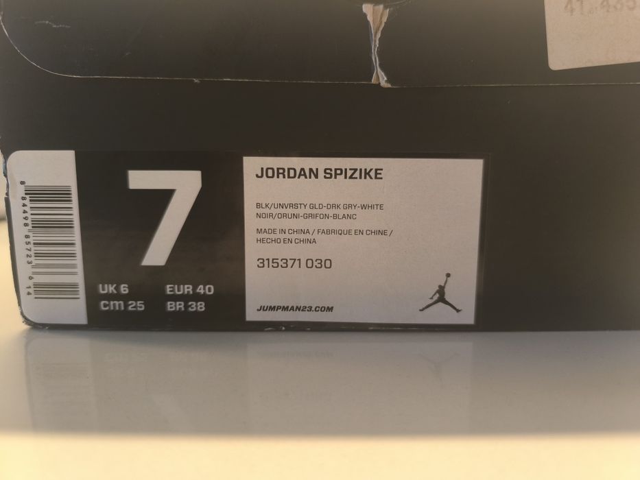 Air Jordan SPIZIKE (tamanho 40)