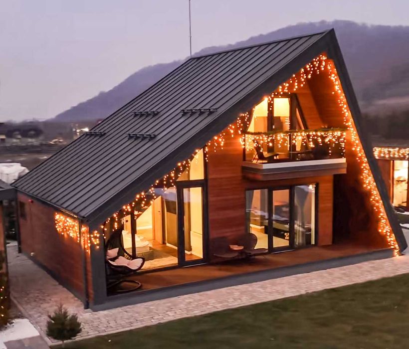 Проектирование каркасных домов с дерева Arfame BarnHouse FlatHouse