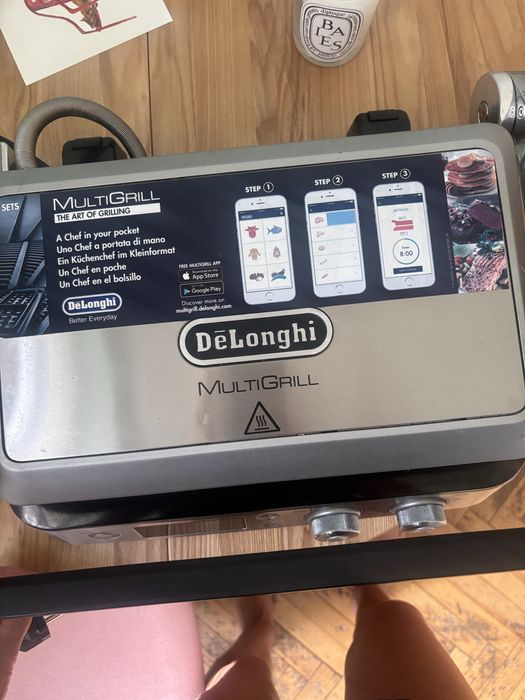 Гриль-DeLonghi CGH 1030D MultiGrill, 3 насадки ( вафельниця )