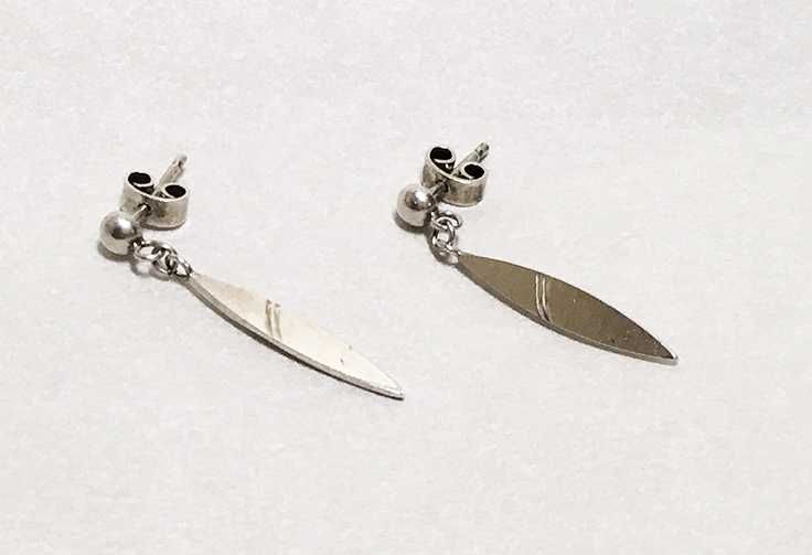 Сережки срібло часів СРСР, проба 916 (серёжки серебро)