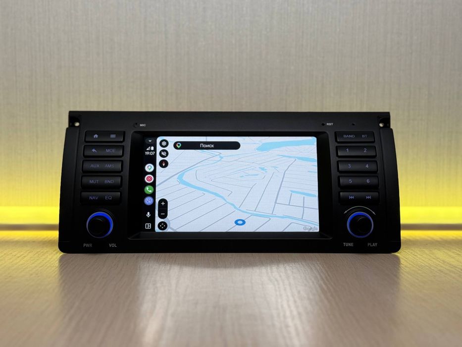 Магнитола BMW Е39,Е53 4/64гб 8 Ядер с Сим Картой 4G с Carplay/Android auto