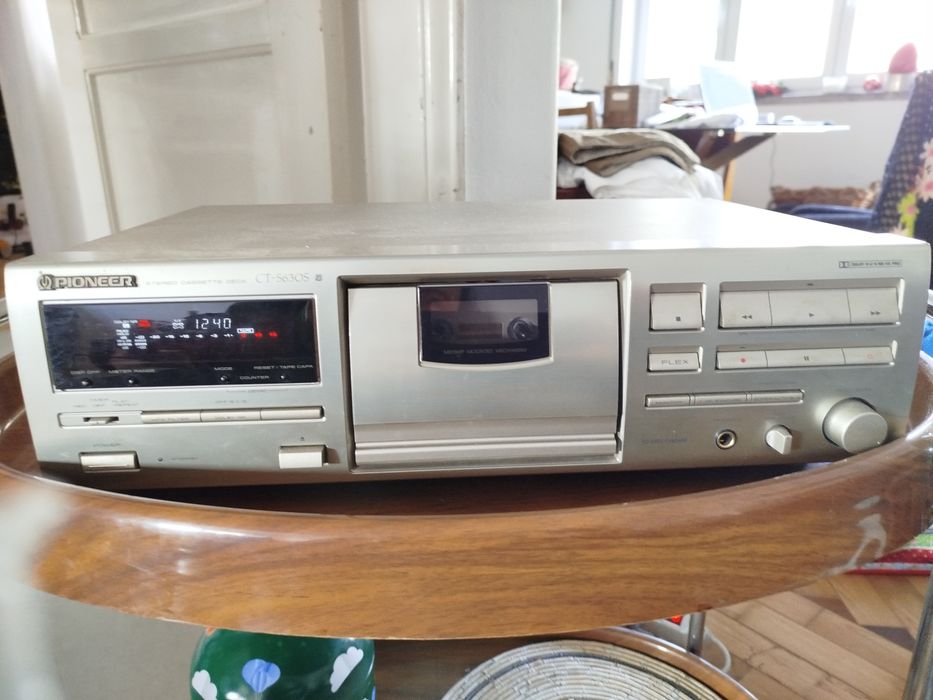 Gravador e reprodutor de Cassetes Pioneer