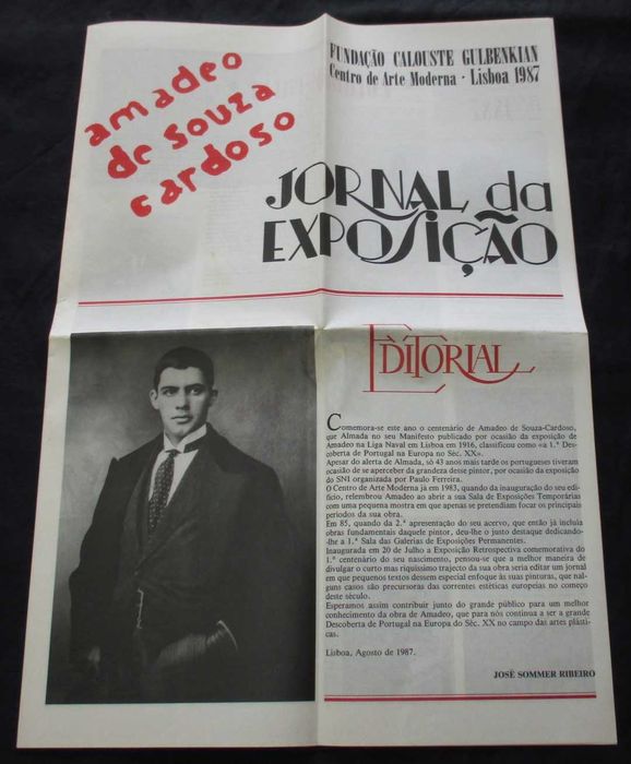 Amadeo de Souza-Cardoso Exhibition Newspaper FCG