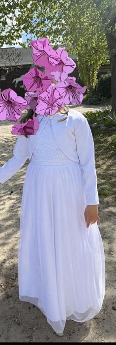 Sukienka Komunia model Nina/zestaw