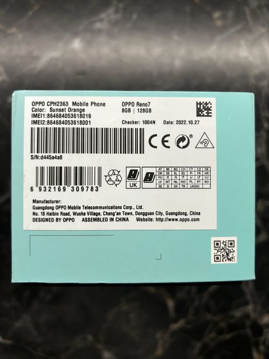 Telefon Oppo Reno 7