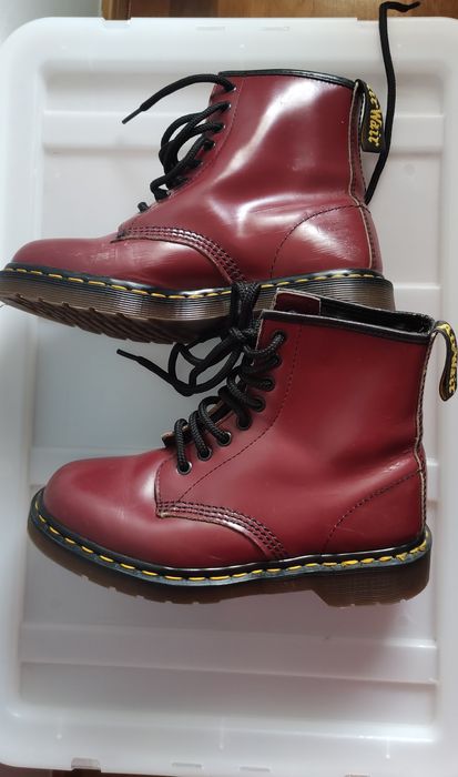 Bota bordeaux Dr. Martens