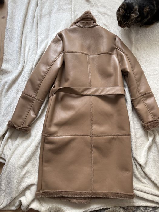Mohito płaszcz kożuszek camel beż 34/36/38 nowy bez metki