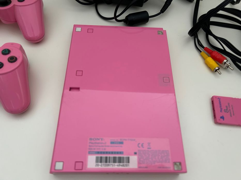 PlayStation 2 pink różowa