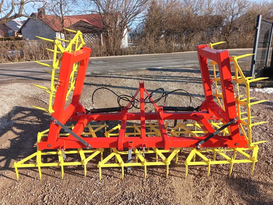 BRONY POLOWE HYDRAULICZNIE składane CIĘŻKIE *5pól *2 siłowniki *20 ząb