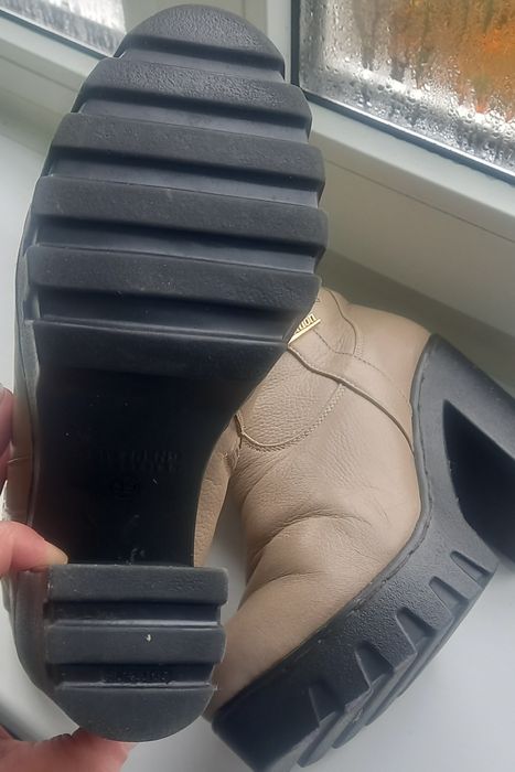 Шкіряні зимові чобітки