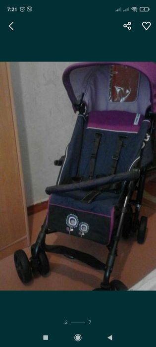 Коляска -трость Jane Nanuq  , Фиолетовая, коляска унисекс