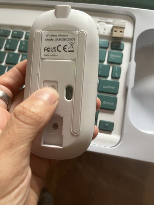 Teclado e mouse wireless