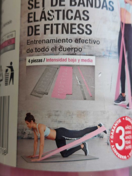 Fitas e elásticos de trieno