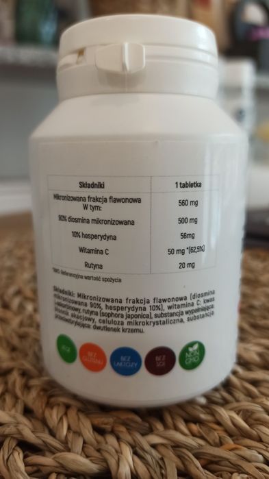 Diosmina Plus 500mg- 100 tabletek