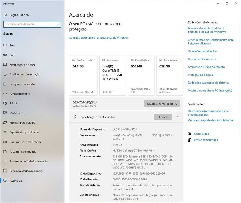 Update com GTX750ti - Workstation ASUS Deluxe | i7 | 24GB RAM | SSD + 420GB | Office 2021