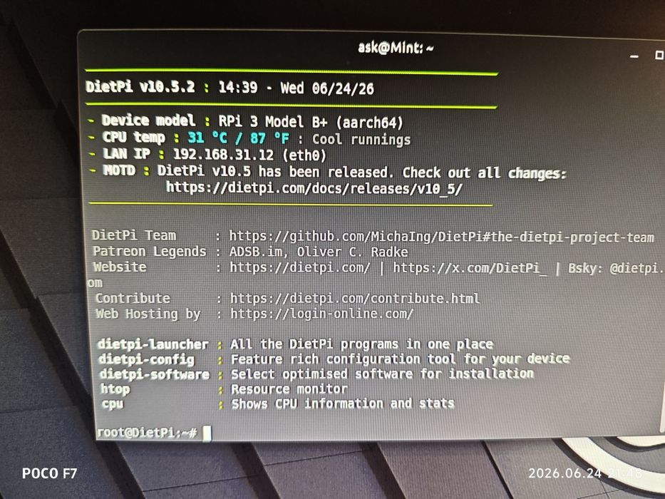 Raspberry pi 3b+ +Caixa + dissipadores
