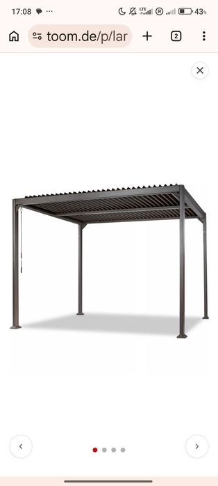 Nowa Pergola Ogrodowa  Powystawowa Mina 300x230x300 Polecam