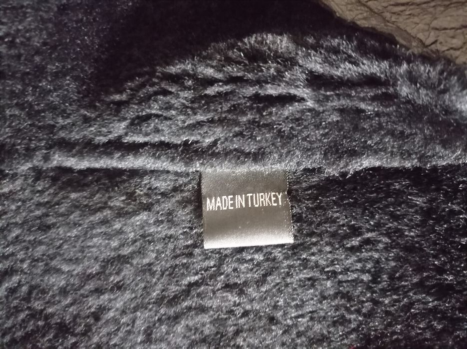 Дублёнка женская натуральная чёрная 44 р. Турция
