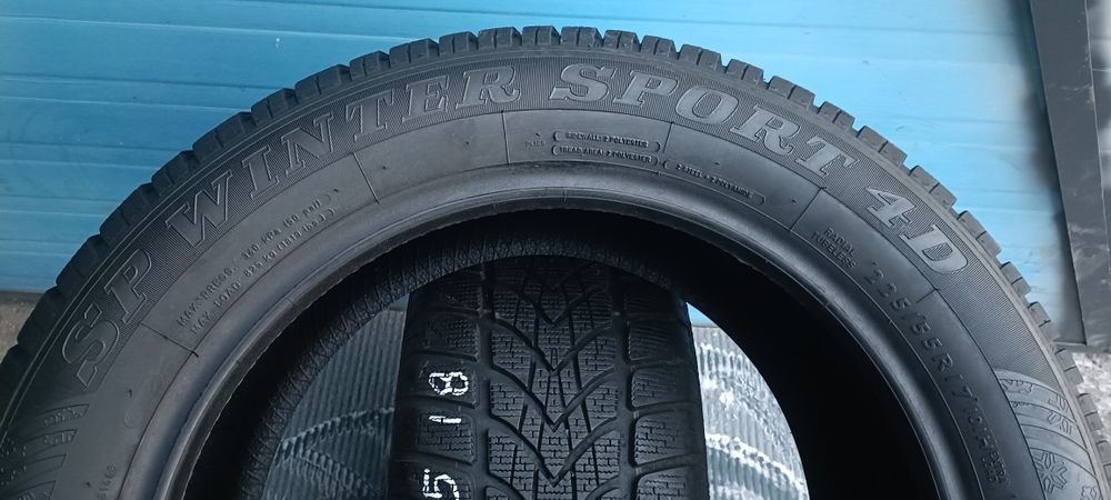 2 x opony (nr.88) 225/55R17 100H Dunlop SP Winter Sport 4D