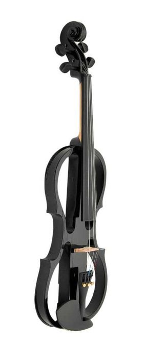 Skrzypce Elektryczne PE400 BK 4/4 + futerał + smyczek + kalafonia NOWE