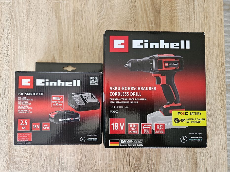 Wkrętarka Einhell TC-CD 18/38 zestaw