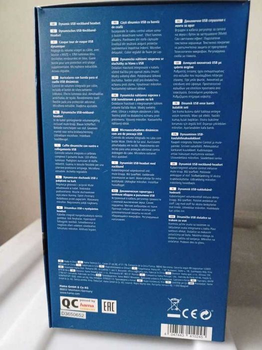 Headphones Urage 500Z neckband