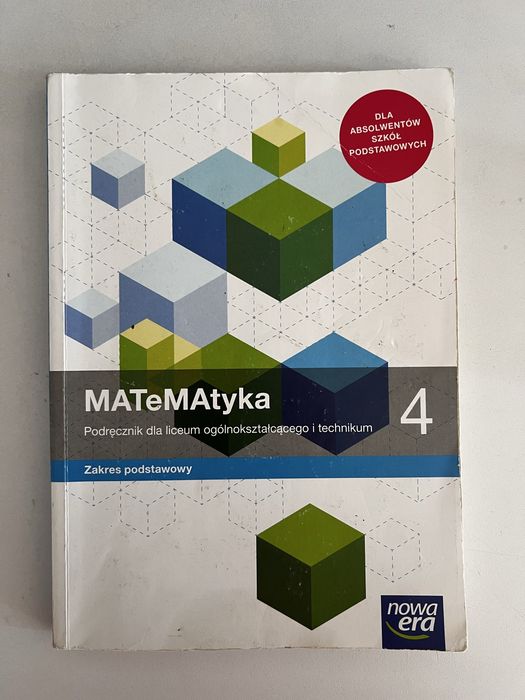 Matematyka klasa 4 zakres podstawowy nowa era