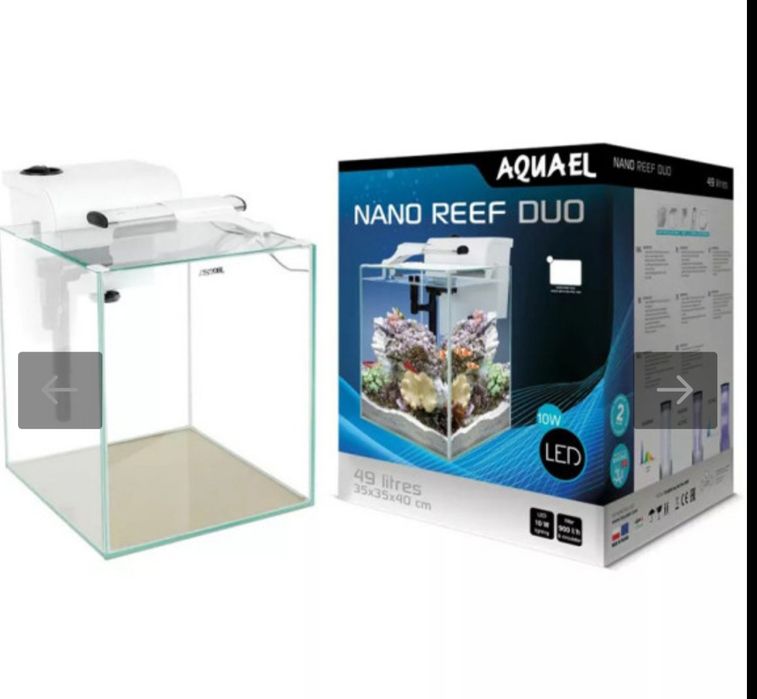 Kostka Aquael 49l nano reef duo 35