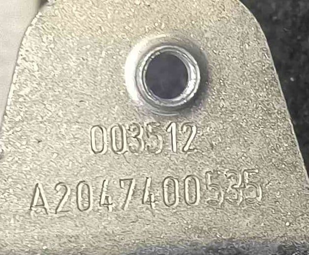 Fechadura / Fecho da Mala A2047400535 - MERCEDES-BENZ GLA-CLASS