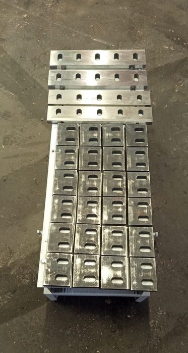Noże do młyna, granulatora kaskadowego 30 KW komplet