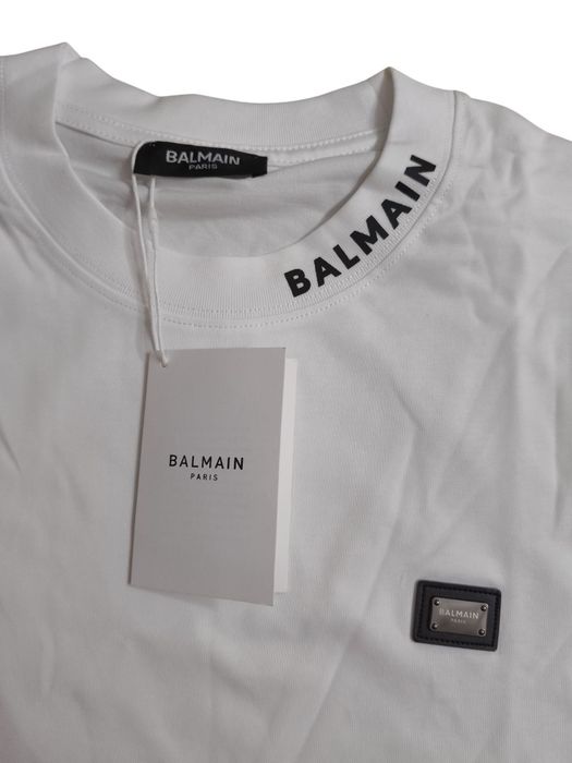 T-shirt Balmain Branca Modelo com corte oversize