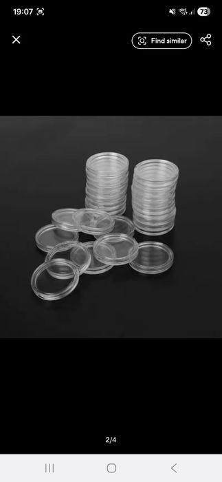 Cápsulas para moedas 2€