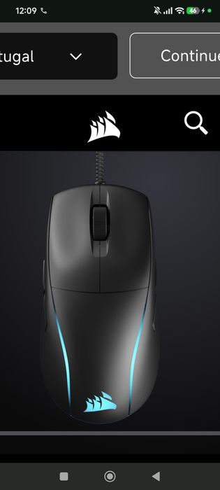 Mouse gamer RGB leve M75