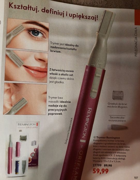 Trymer do brwi Oriflame