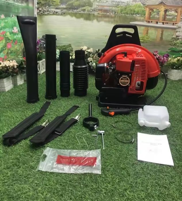 Soprador de folhas de mochila gasolina 63cc novo em caixa