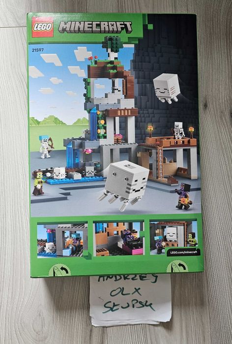 Nowe LEGO 21597 Stacja Ghasta Minecraft Oryginalne