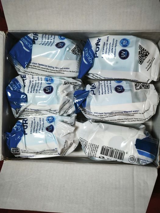 6x Cartuchos de filtro de água Aqualogis Pure+