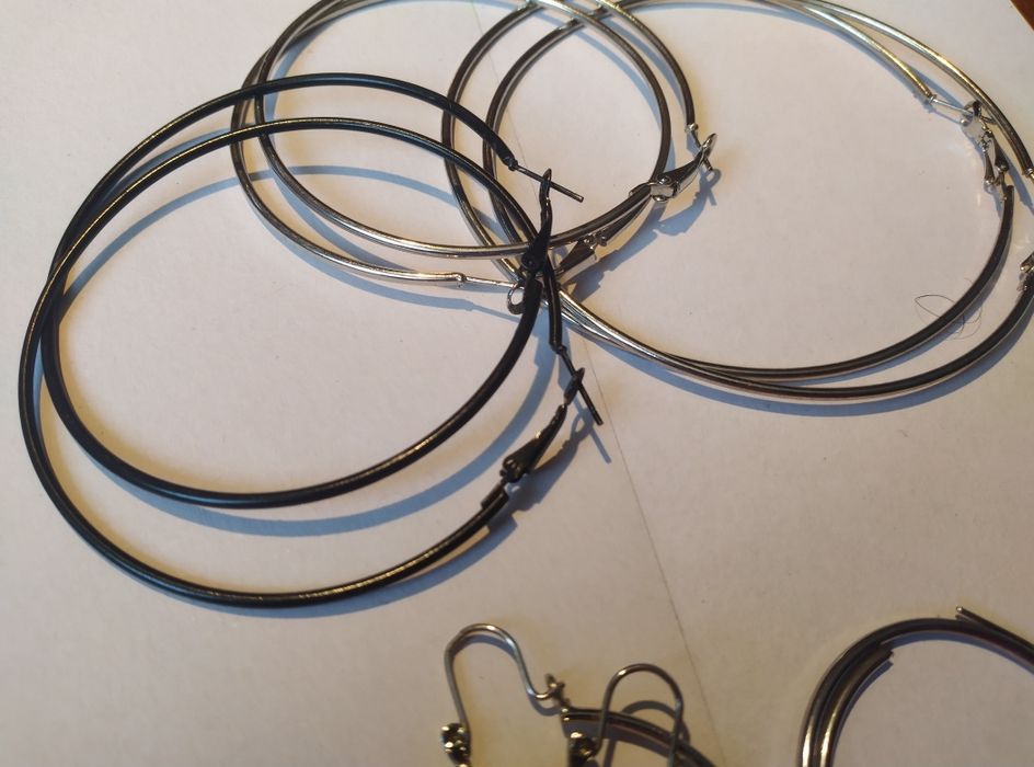 Conjunto de 5 Brincos Argolas