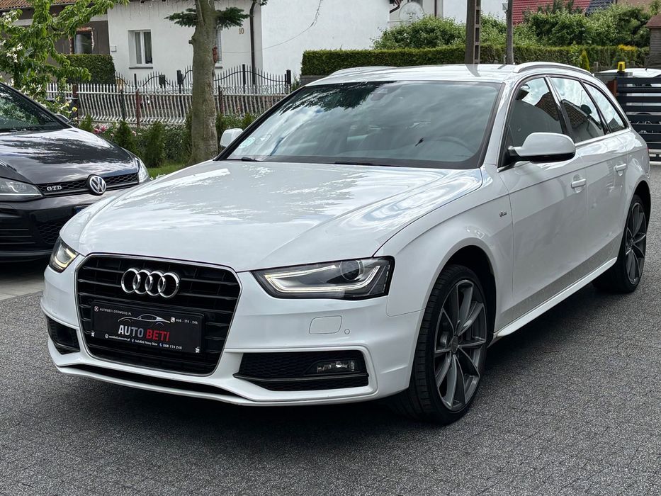 Audi A4 Avant 1.8TFSI 2015 Sline 178tyś.km LED/ALU19/skóry/e.klapa/e.fotele/Carplay