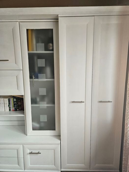 Meblościanka zestaw mebli biały