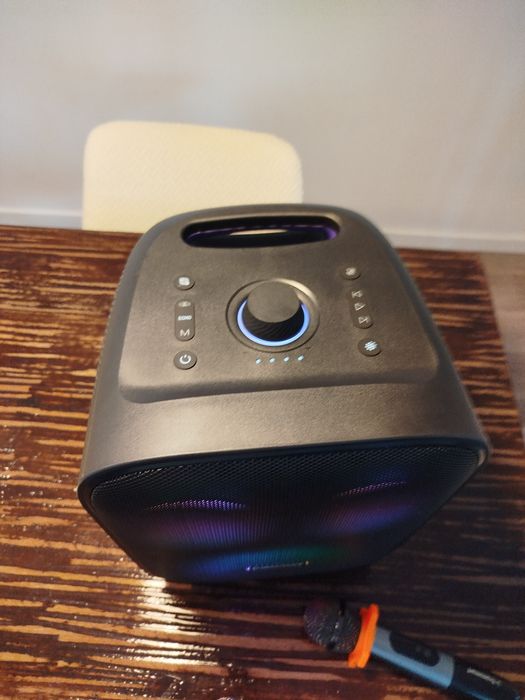 Tromsmart halo 200 karaoke dois microfones