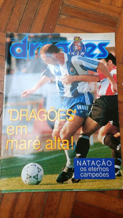 Revistas antigas Dragões 1992