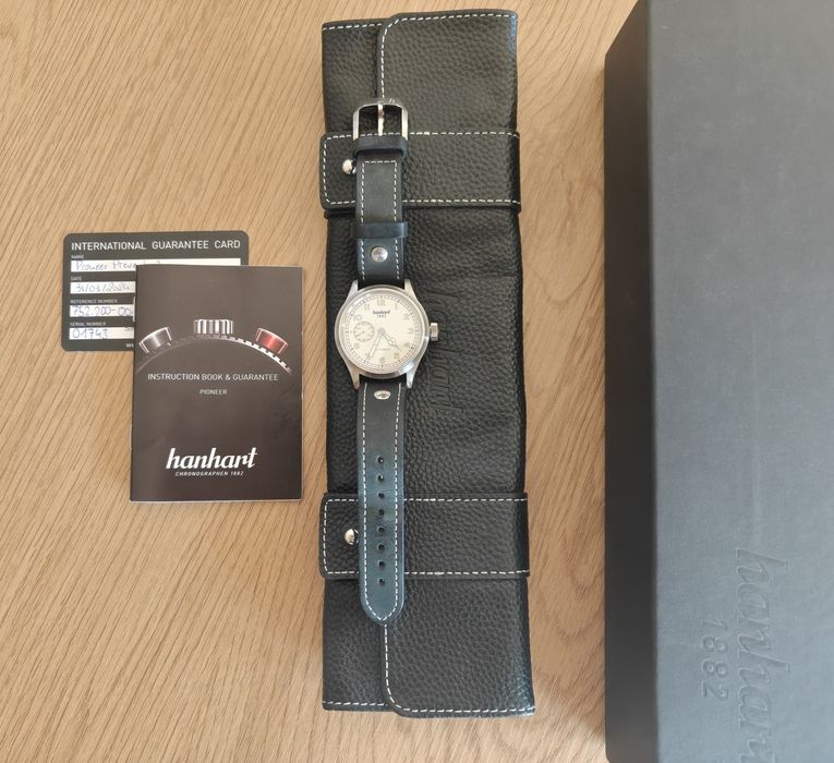 Hanhart Pioneer Preventor 9 Off-White | Full Set 2024 + dodatkowy pasek