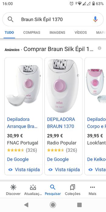 Depiladora Braun Silk Épil 1