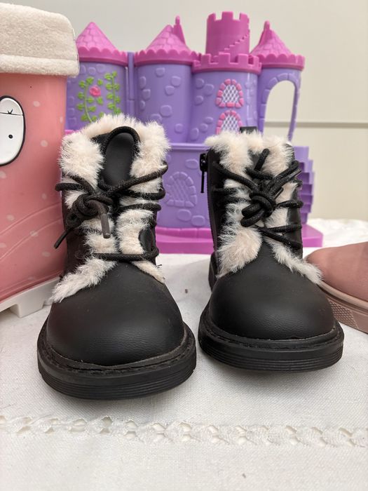 Botas menina tamanho 24 calcado inverno botas, botins, galochas