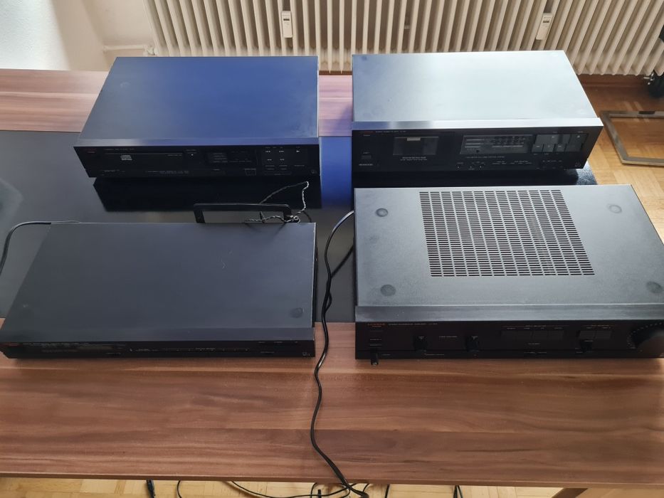 Luxman LV-100, T-100L, K-100, CD D-90 + szafka