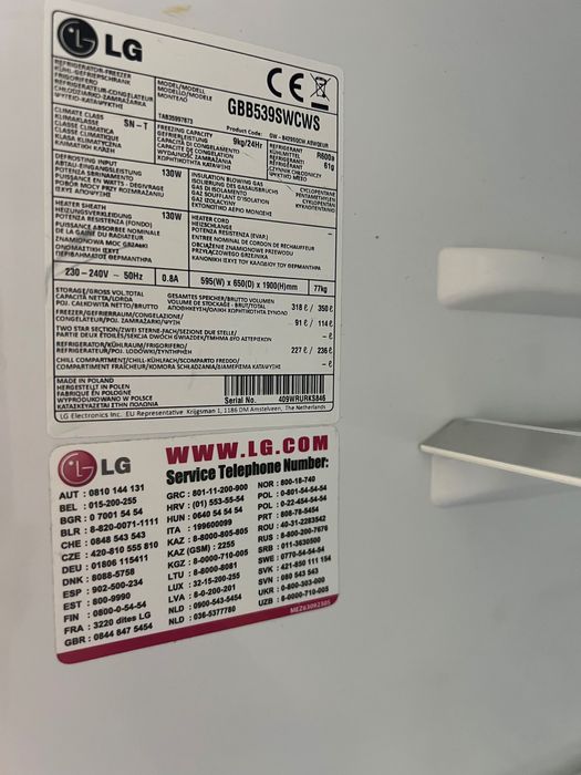 Frigorífico LG Combinado No Frost