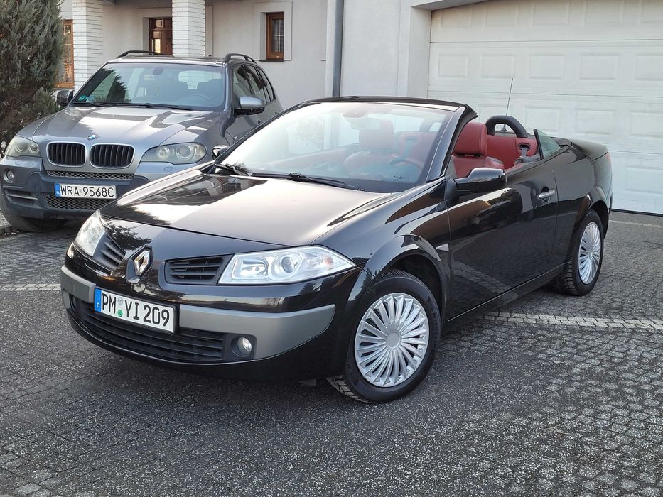 Renault Megane 1.9 dCi Dynamique czerwona skóra panorama klimatronik